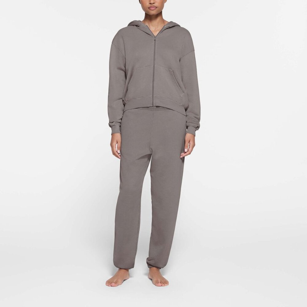 SKIMS FRENCH TERRY JOGGER AND ZIP UP HOODIE